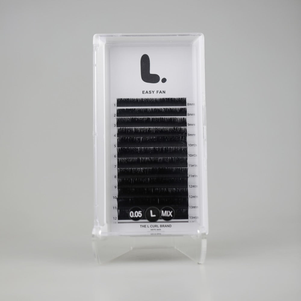 L Curl Lashes - Easy Fan 0.07