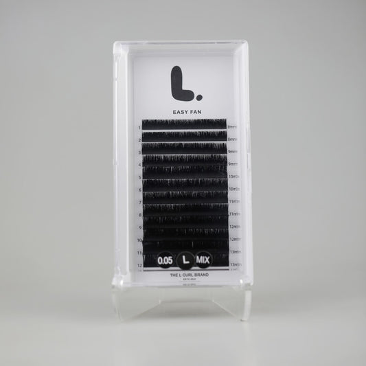 L Curl Lashes - Easy Fan 0.07
