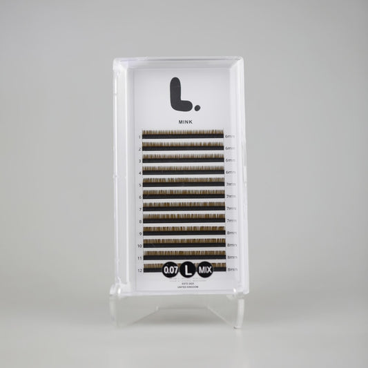 L Curl Lashes - Brown 0.07